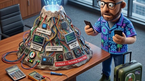 The Science Fair Trap — sales funnel volcano